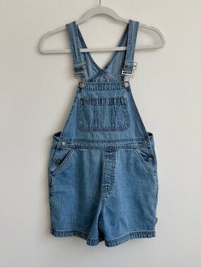 Vintage Gap Denim Overalls Shorts
